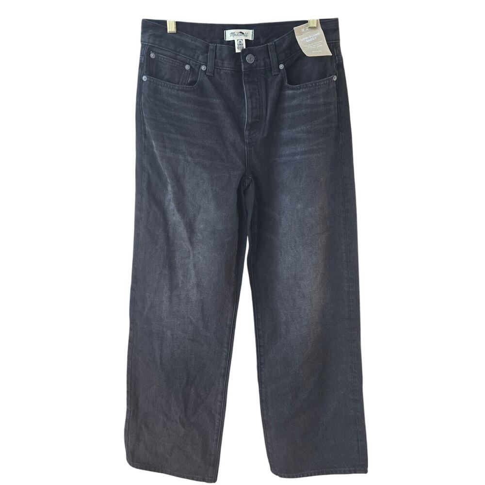 Madewell Black High-Rise Wide-Leg Jeans - Picture 2 of 12